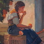 Girl with Oranges